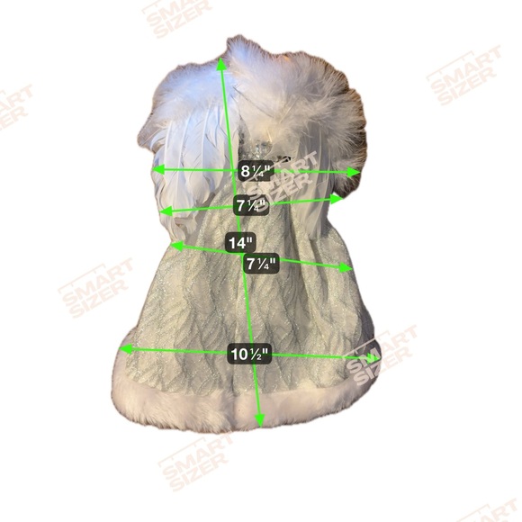 Elegant Angel Tree Topper with White and Silver Gown - Picture 5 of 5